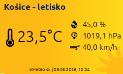 Meteostanica Košice - letisko