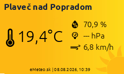 Meteostanica Plaveč nad Popradom